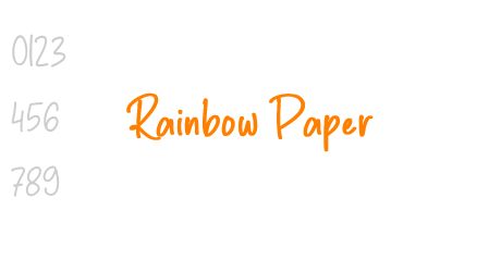 Rainbow Paper