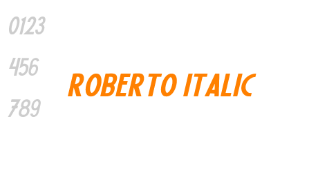 Roberto Italic