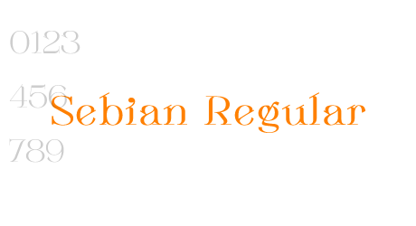 Sebian Regular
