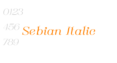 Sebian Italic