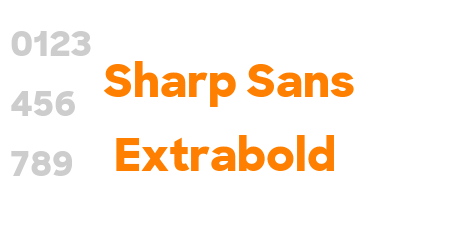 Sharp Sans Extrabold