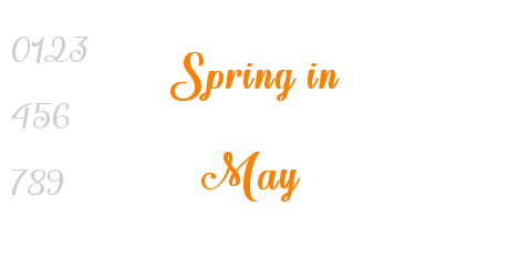 Spring in May