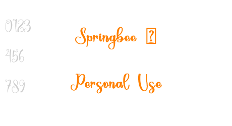 Springbee – Personal Use