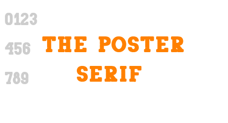 The Poster Serif