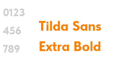 Tilda Sans Extra Bold