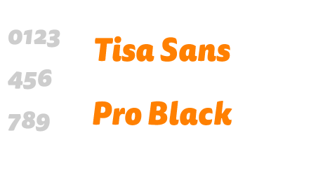 Tisa Sans Pro Black