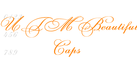 UTM Beautiful Caps