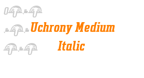 Uchrony Medium Italic