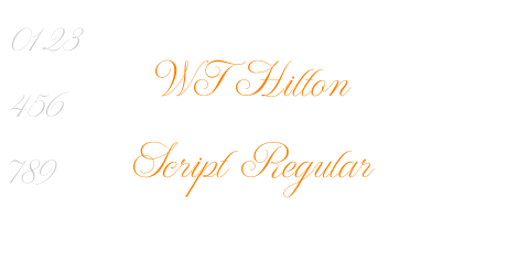 WT Hilton Script Regular