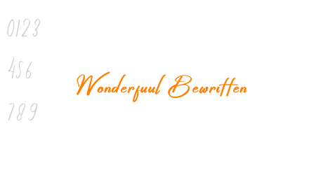 Wonderfuul Bewritten
