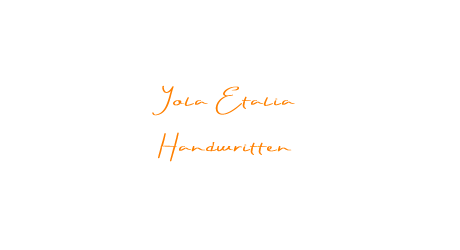 Yola Etalia Handwritten