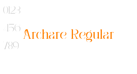 Archare Regular