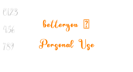 betteryou – Personal Use