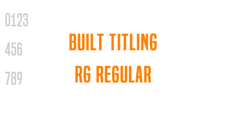 Built Titling Rg Regular