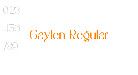 Gaylen Regular