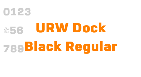 URW Dock Black Regular