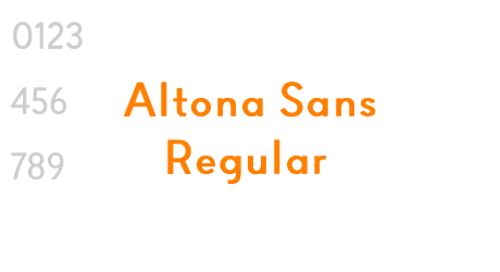 Altona Sans Regular