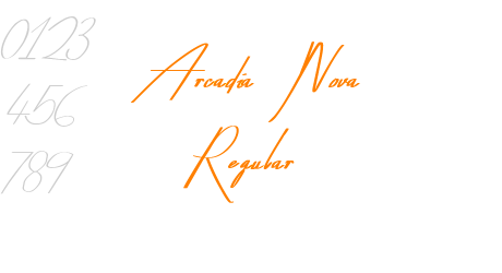 Arcadia Nova Regular