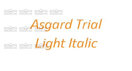 Asgard Trial Light Italic