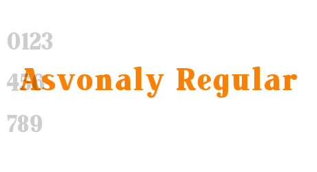 Asvonaly Regular