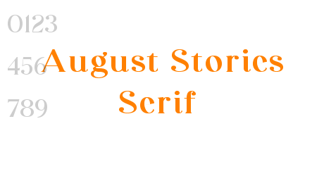 August Stories Serif