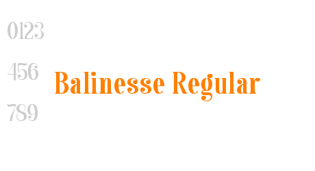 Balinesse Regular