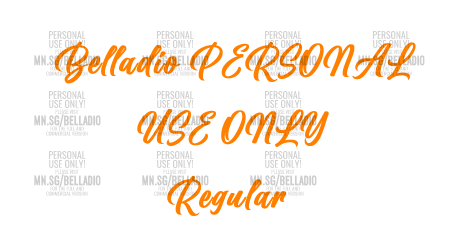 Belladio PERSONAL USE ONLY Regular