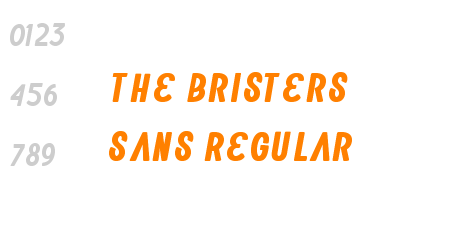 The Bristers Sans Regular