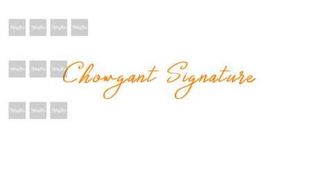 Chowgant Signature