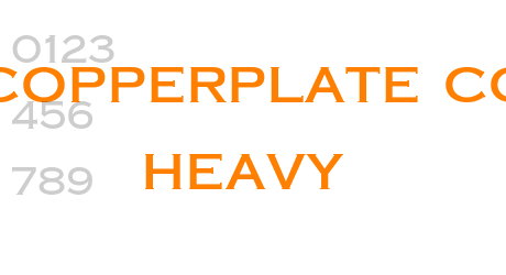 Copperplate CC Heavy