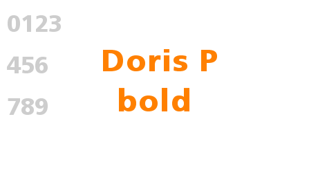 Doris P bold