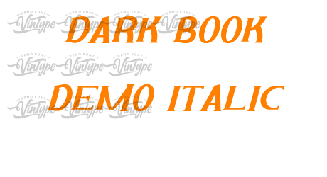 Dark Book Demo Italic
