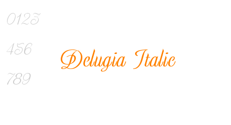 Delugia Italic