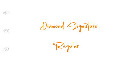 Diamond Signature Regular