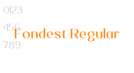 Fondest Regular