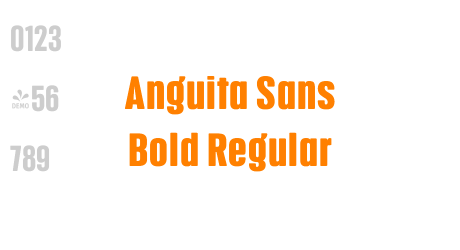 Anguita Sans Bold Regular