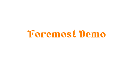 Foremost Demo