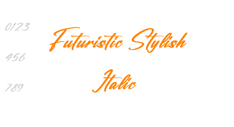 Futuristic Stylish Italic