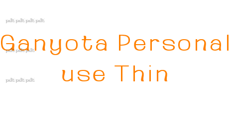 Ganyota Personal use Thin