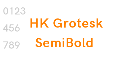 HK Grotesk SemiBold