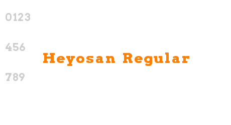 Heyosan Regular