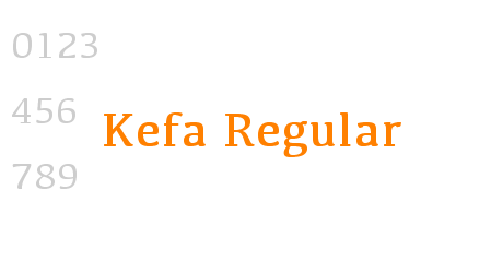 Kefa Regular