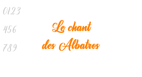 Le chant des Albatros