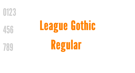 League Gothic Regular