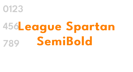 League Spartan SemiBold