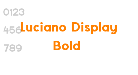 Luciano Display Bold