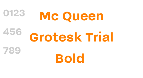 Mc Queen Grotesk Trial Bold