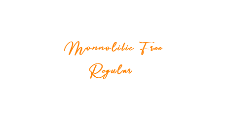 Monnolitic Free Regular