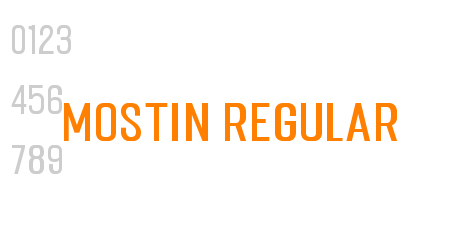 Mostin Regular