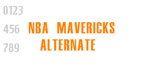 NBA Mavericks Alternate